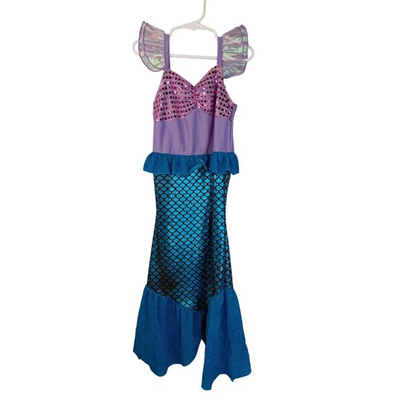3-Disney Princess Fantasy Play Costume Set For Girls Size 4-6X Elsa Ariel & Sn - Picture 7 of 8